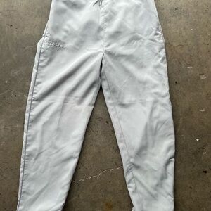 White lotto vintage track pants with drawstring waist streetwear size 146